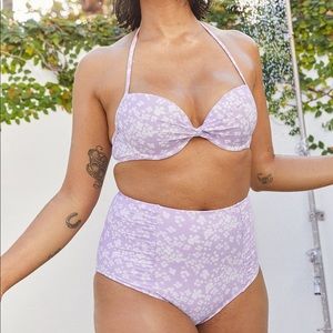 NWT Aerie Push-Up Underwire High Waist Bikini Set